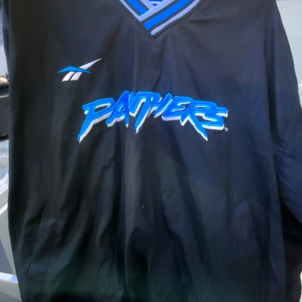 90s Proline/Reebok - Pull Over  Windbreaker with inner Fleece layer